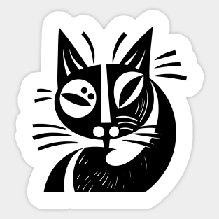 think cat Sticker